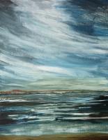 Sea Land And Sky - Storm Over Moray Firth - Acrylic